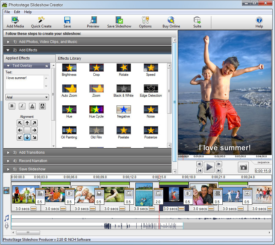 NCH PhotoStage Slideshow Producer Professional 4.17 Beta