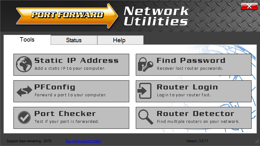 How do you recover a lost network key?