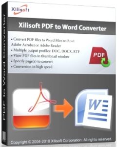 Xilisoft PDF to Word Converter Crack Patch Keygen Serial Key