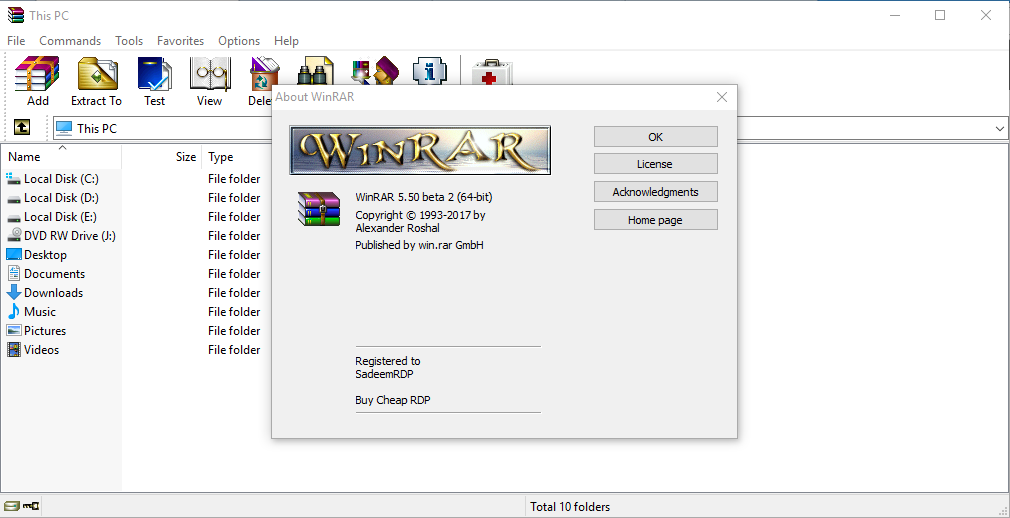 WinRAR Crack 2017