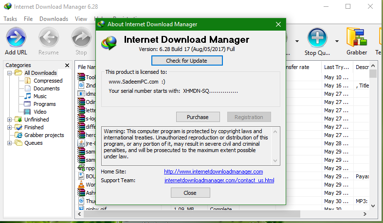 Internet Download Manager 628 Build 17 Full Version