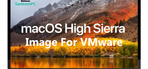 MacOS High Sierra Image For VMWare SadeemPC