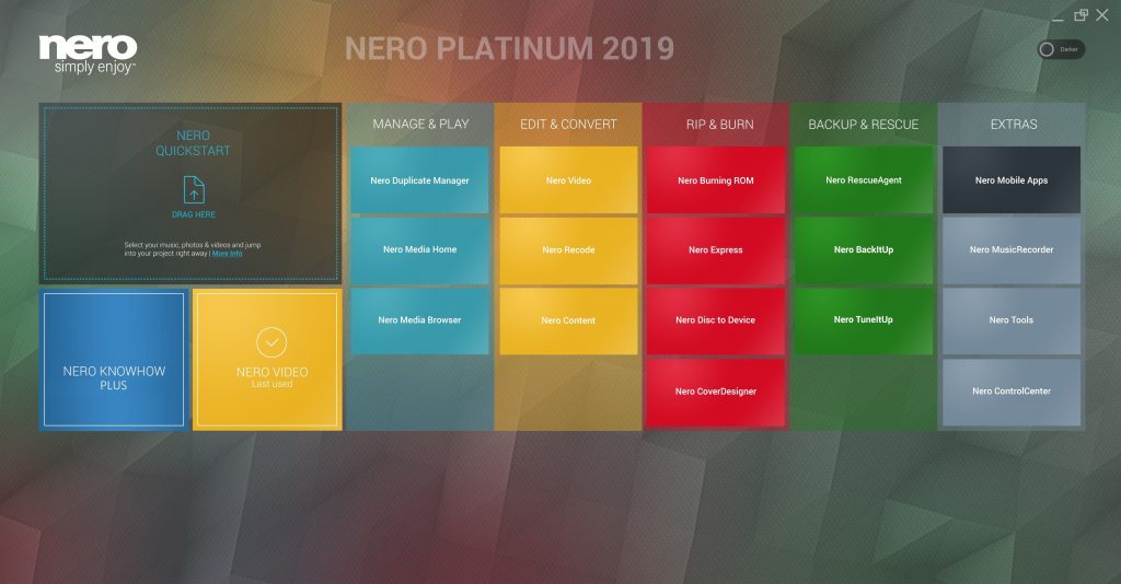 Nero Platinum 2019 Suite Full Version Crack
