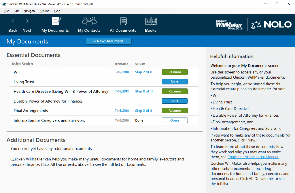 Quicken WillMaker Plus 2019 Full Version Crack