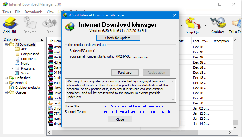 crack internet download manager 6.30 build 6