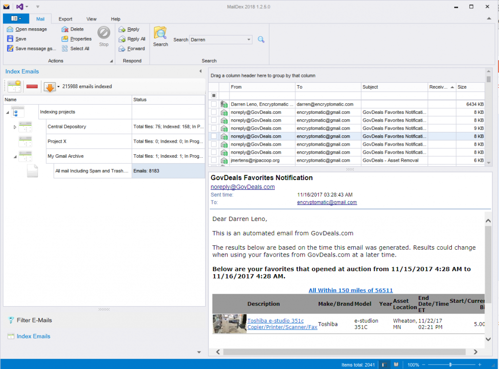 Encryptomatic MailDex Crack Patch