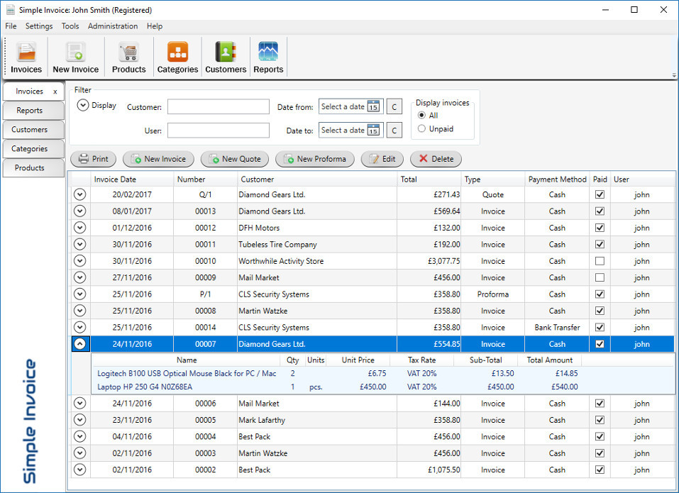 SimpleSoft Simple Invoice Crack serial Key