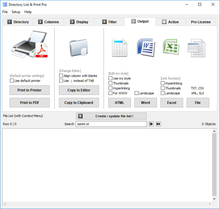 Directory List and Print Pro Crack Serial Key