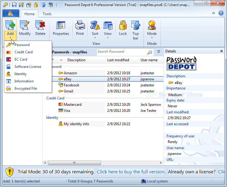 Password Depot crack patch