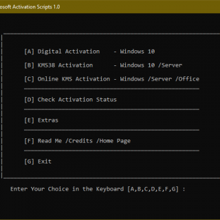 Microsoft Activation Scripts Carck Serial key