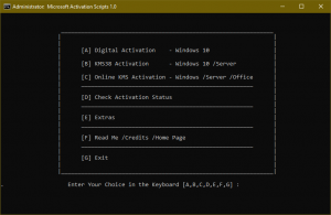 Microsoft Activation Scripts Carck Serial key