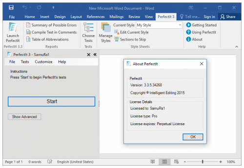 Intelligent Editing PerfectIt Pro crack patch