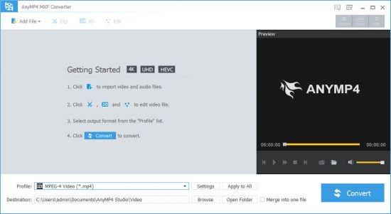 AnyMP4 MXF Converter Crack patch