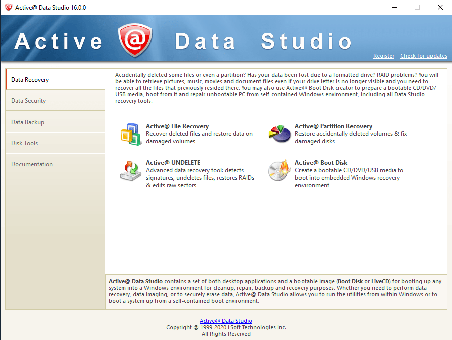 Active@ Data Studio Crack Key