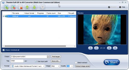 ThunderSoft GIF to AVI Converter Crack Serial Key