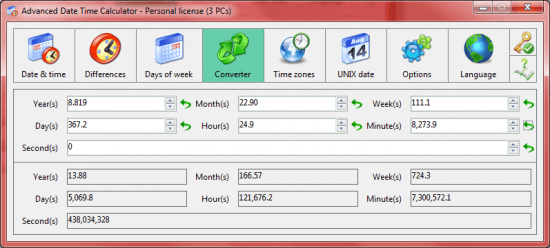 TriSun Advanced Date Time Calculator crack