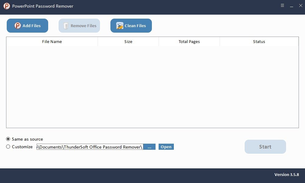 ThunderSoft PowerPoint Password Recovery License Key