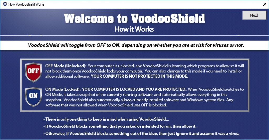 Voodooshield Pro serail key