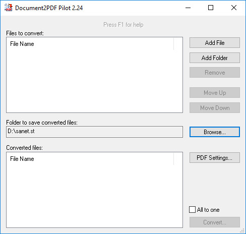 Document2PDF Pilot Patch