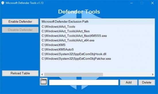 Defender Tools Crack