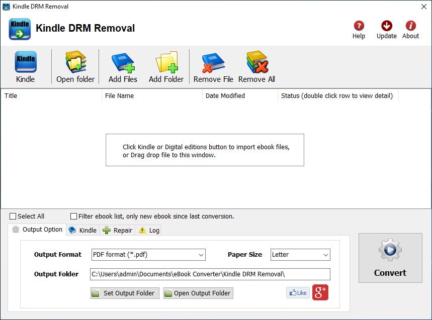Kindle DRM Removal Crack