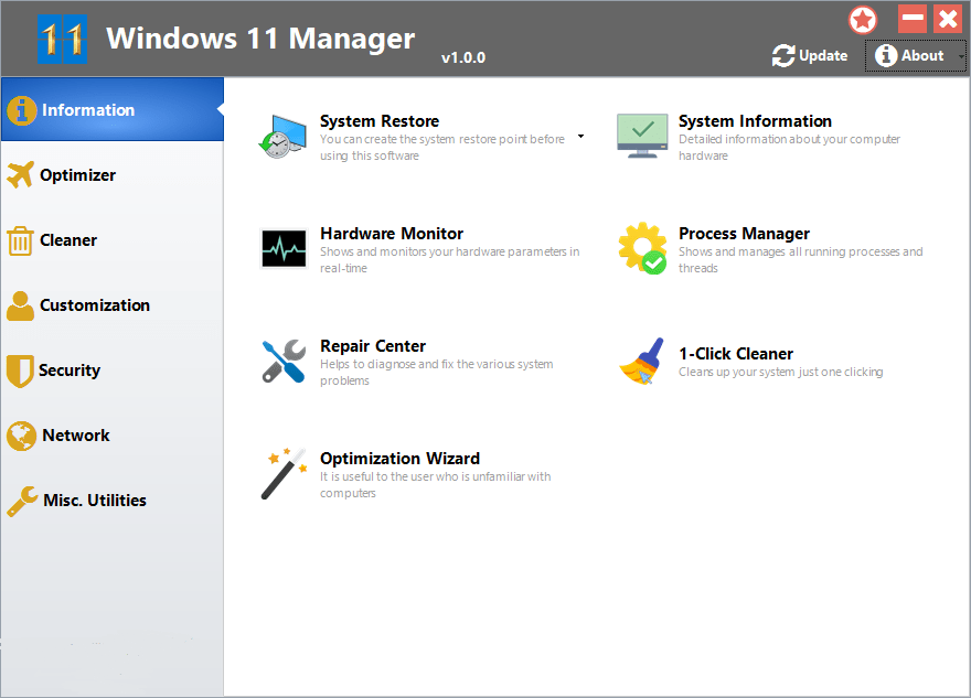 Yamicsoft Windows 11 Manager Crack