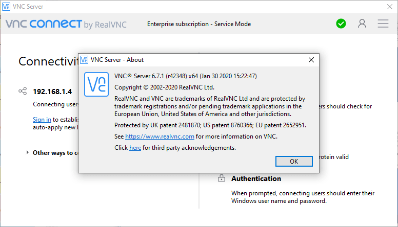 RealVNC VNC Server Enterprise Keygen