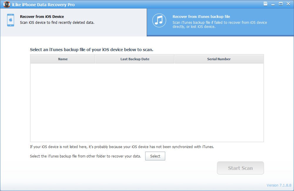 iLike iPhone Data Recovery Pro Keygen