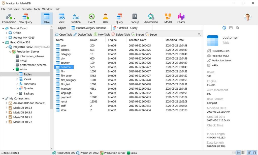 Navicat for MariaDB Crack