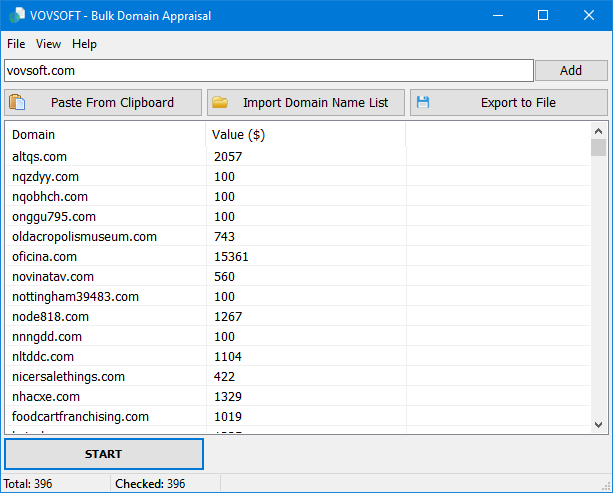 VovSoft Bulk Domain Appraisal Crack