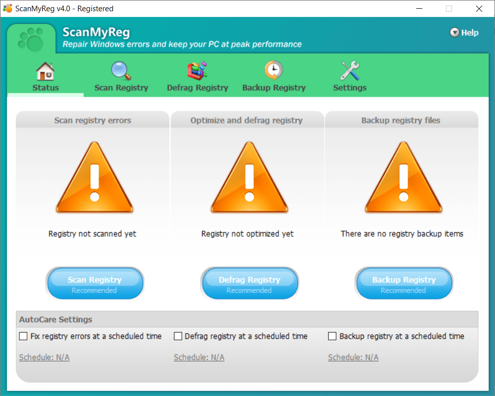 ScanMyReg Crack