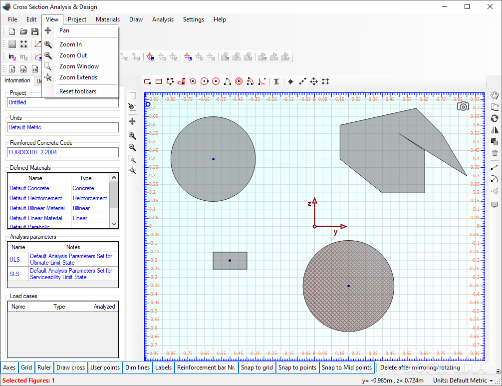 Cross-Section-Analysis-Design crack
