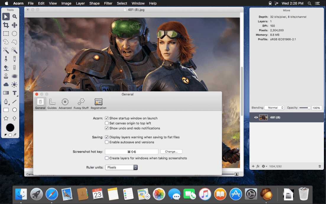 Acorn v8.2.2 macOS