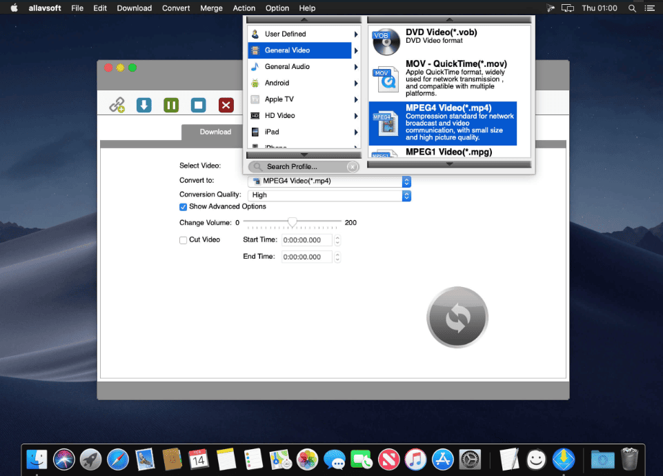 Allavsoft Video Downloader Converter v 3.28.3.9369 macOS