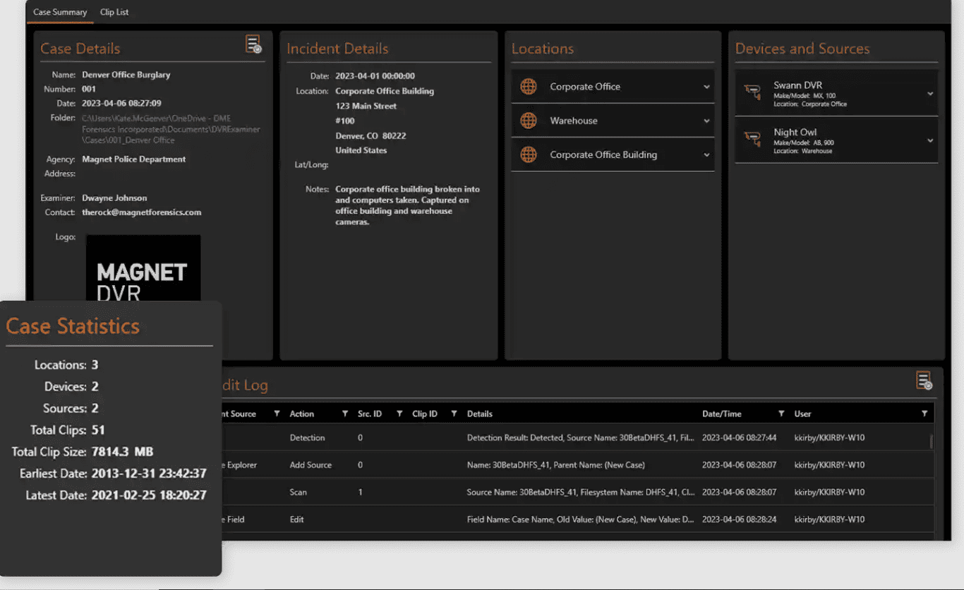 DVR Examiner 3.19.0