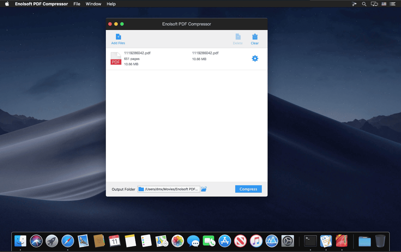 Enolsoft PDF Compressor 4.0.0 macOS