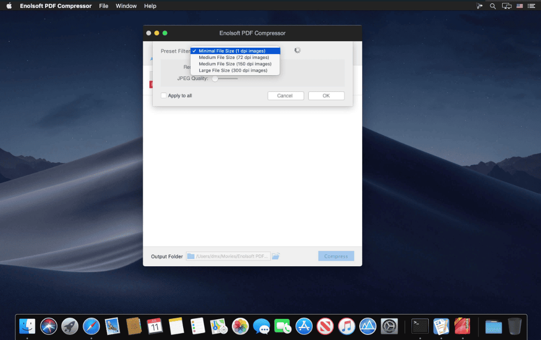 Enolsoft PDF Compressor v4.0.0 macOS