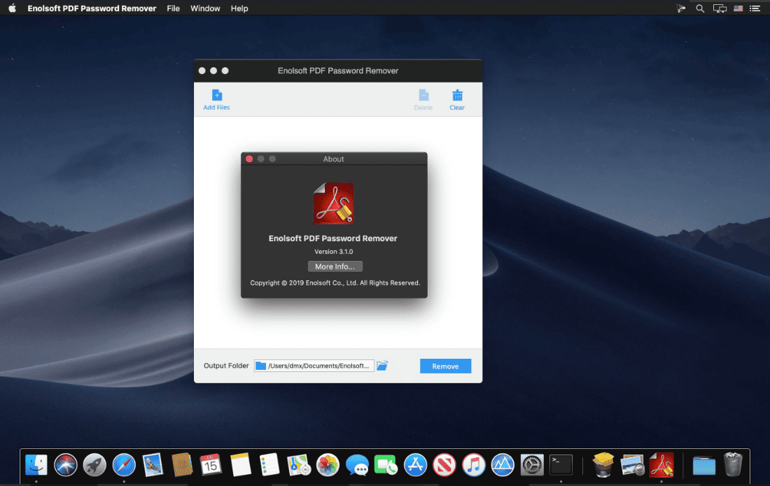 Enolsoft PDF Password Remover v4.0.0 macOS
