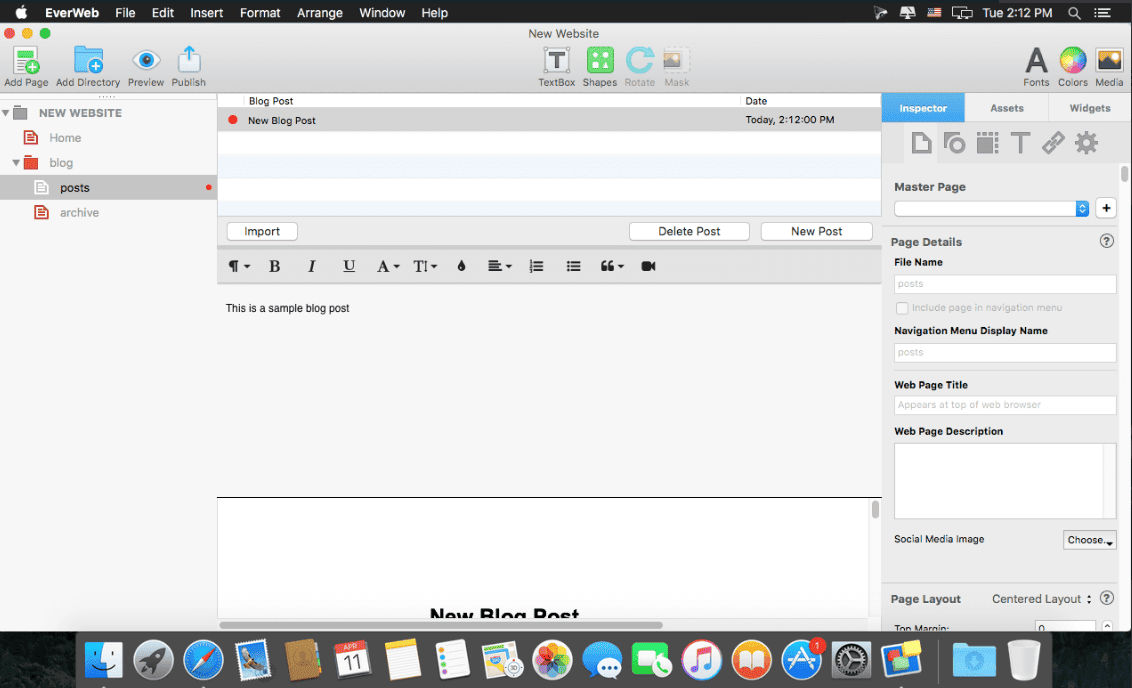 EverWeb Standalone v 4.4.0 macOS