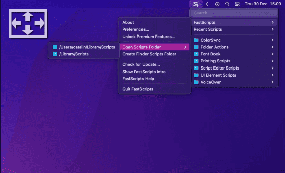 FastScripts v 3.3.8 (1967) macOS
