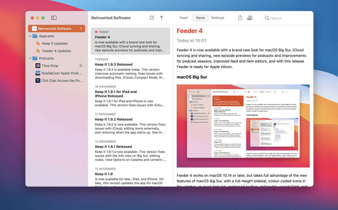Feeder v4.8.0 macOS