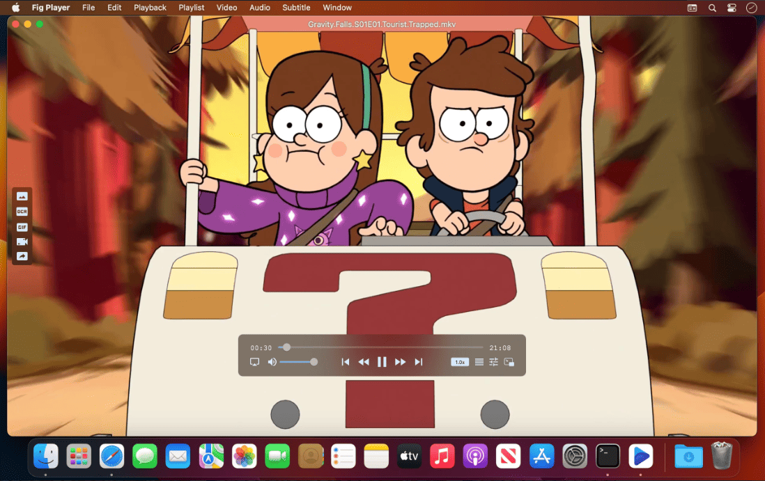 Fig Player - play mp4 mkv mp3 v 1.3.22 macOS