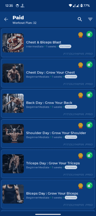 FitOlympia Pro - Gym Workouts 25.09.1
