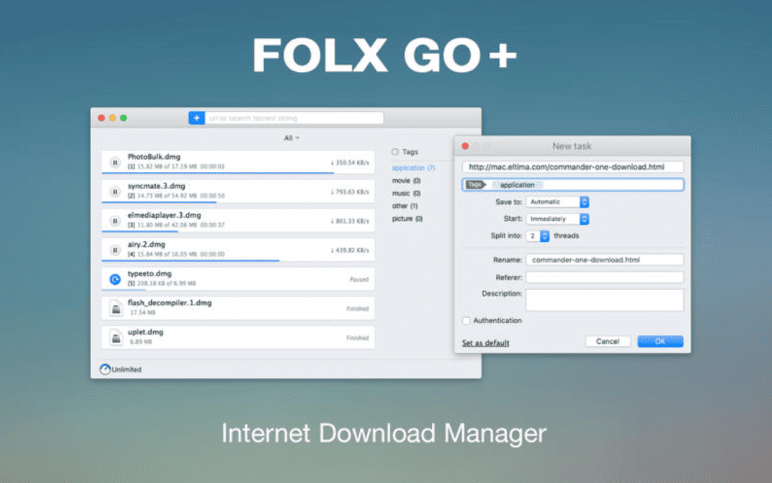 Folx GO+ v5.30 macOS