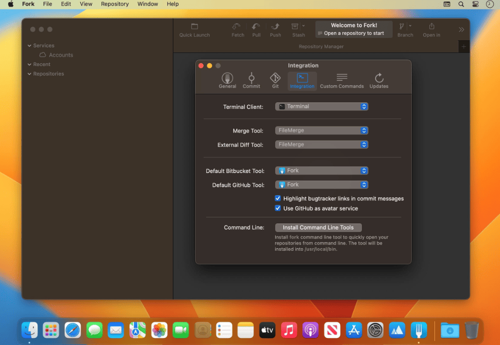 Fork v 2.56.0 macOS