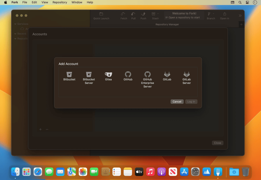 Fork v 2.56.0 macOS
