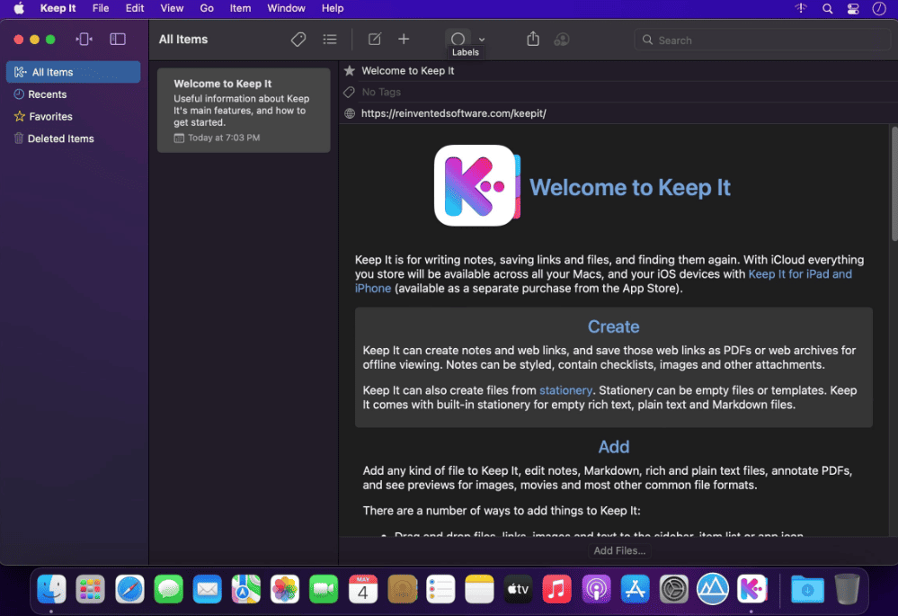 Keep It v2.7.2 macOS