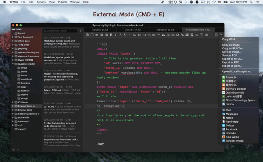 MWeb Pro v4.7.1 macOS