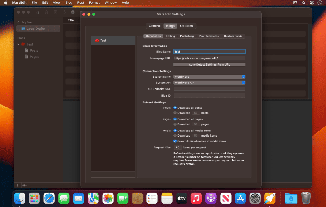 MarsEdit 5.3.6 macOS