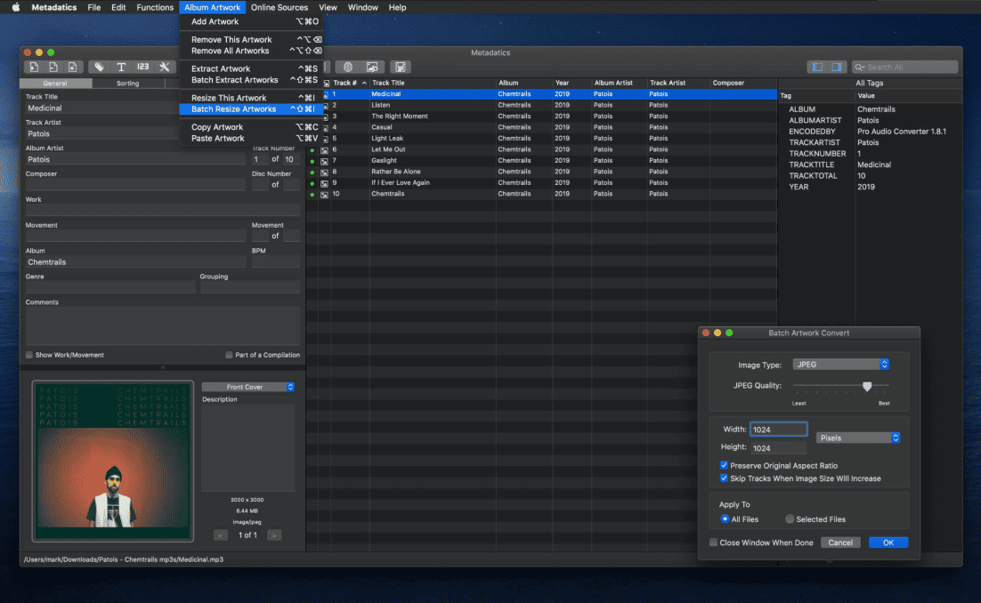 Metadatics v1.6.13 macOS